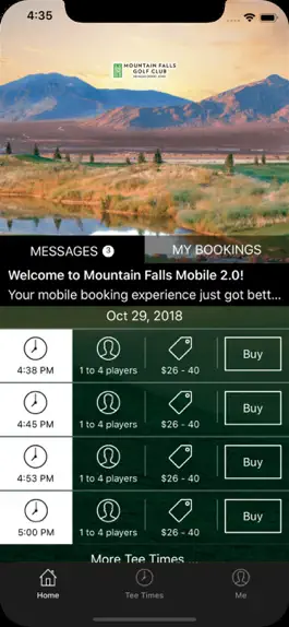 Game screenshot Mountain Falls Golf Tee Times mod apk