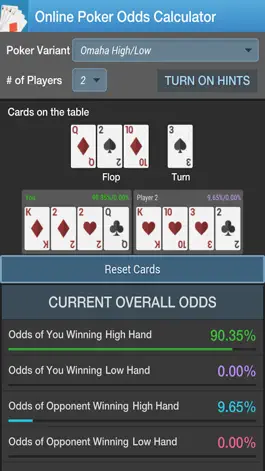 Game screenshot Poker Odds Calculator by CC hack