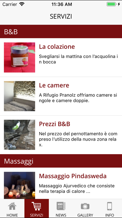 Rifugio Pranolz screenshot 2