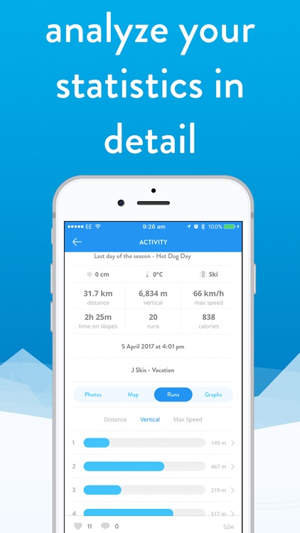 snoww: ski & snowboard tracker screenshot-4