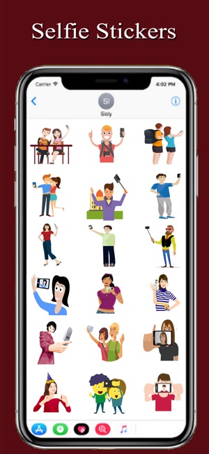 Selfie Lover Stickers(圖2)-速報App