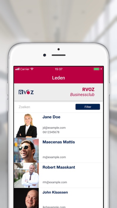 RVOZ Businessclub screenshot 2