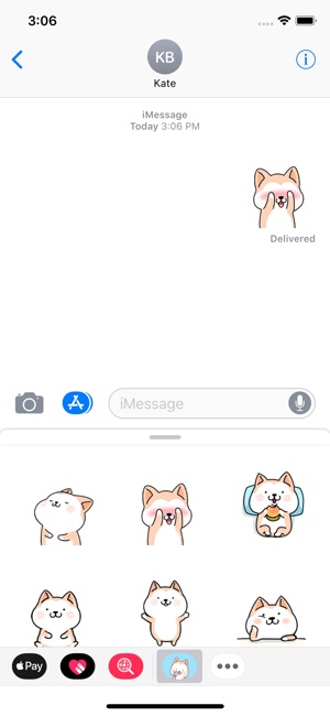 Hachi：Akita Dog Animated Emoji(圖1)-速報App