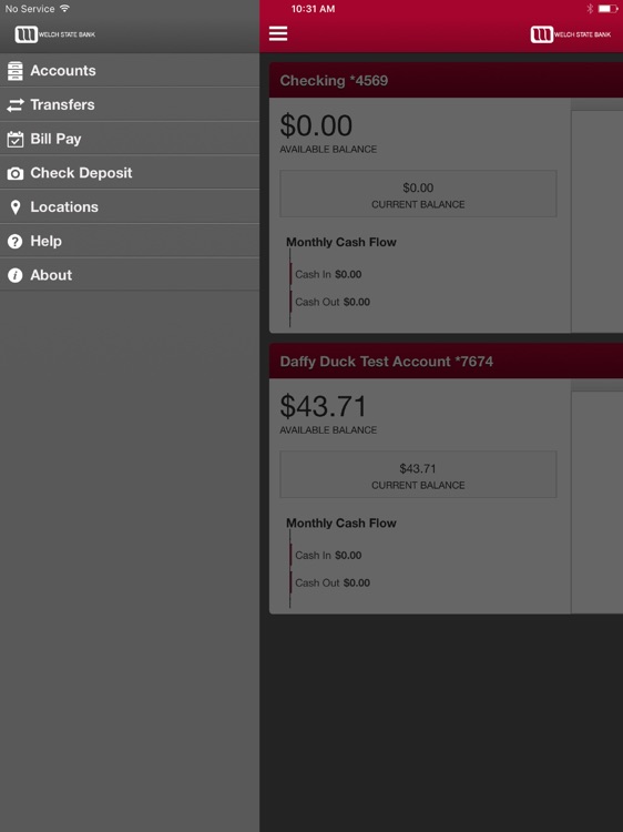 Welch State Bank for iPad