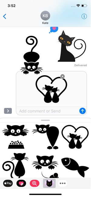 Black Cat in the City Stickers(圖2)-速報App