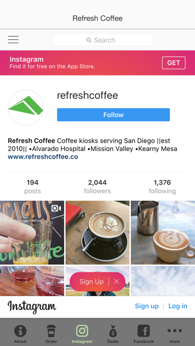 Refresh Coffee screenshot 2