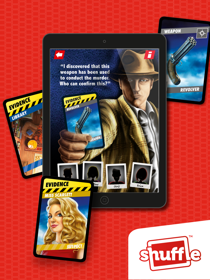 CLUEDOCards by Shuffle