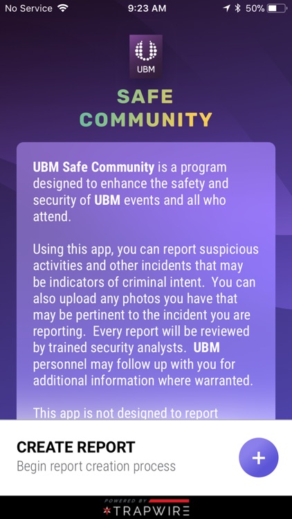 UBM Safe Community