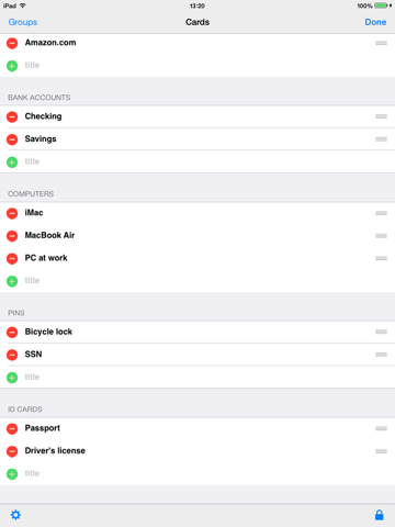 Key Cloud Password Manager - náhled