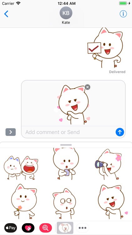 Animated Kitty Sticker