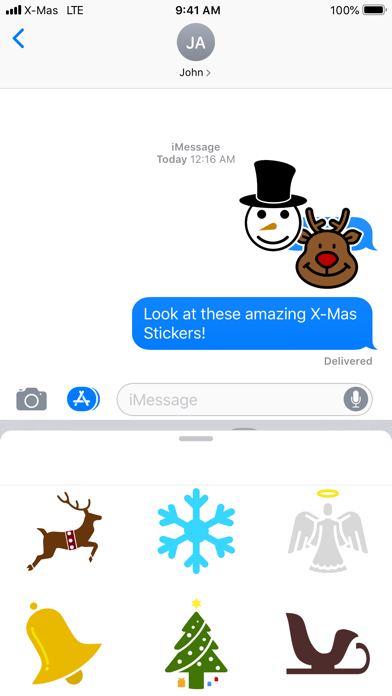 How to cancel & delete X-Mas Sticker for WhatsApp from iphone & ipad 2