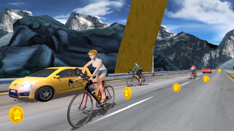 In Bicycle Racing on Highway screenshot-3