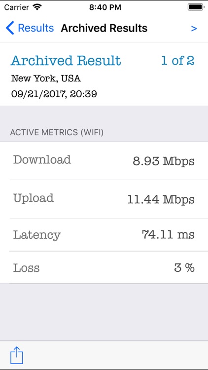 FCC Speed Test