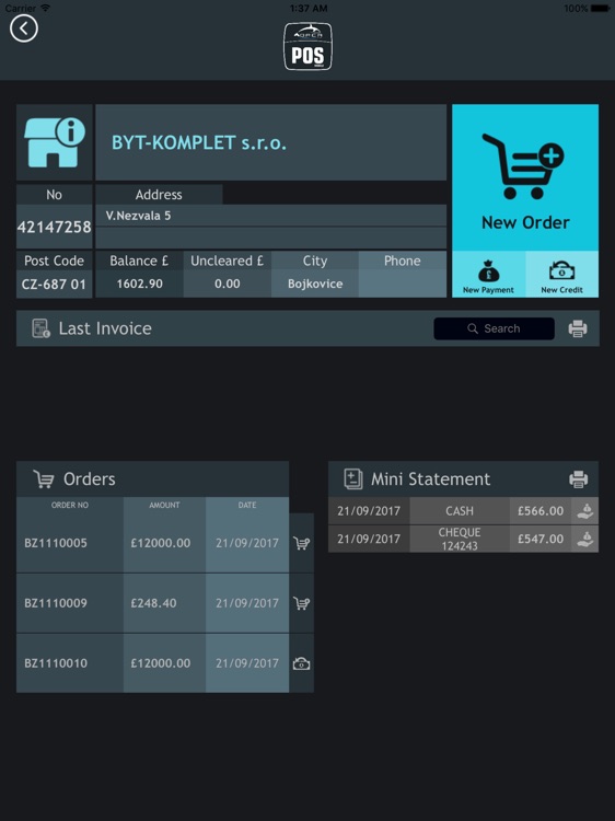 Orca POS Mobile - Navision