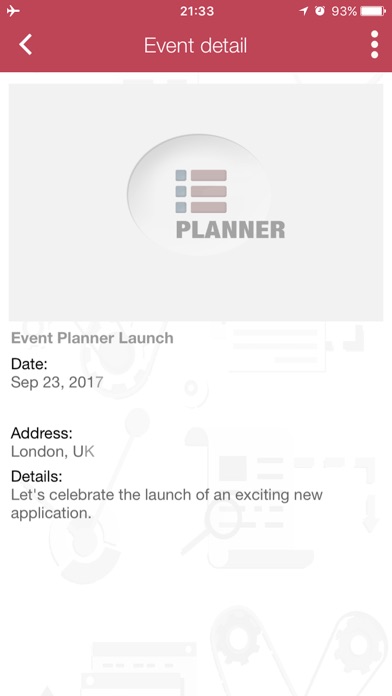 Event Planner screenshot 4