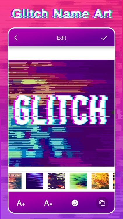 Glitch Effect Name Art