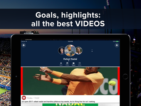 Tennis Addict : vidéos, alertes - náhled