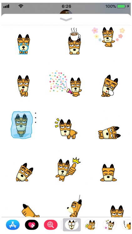 TF-Dog 2 Stickers