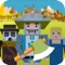 Pixel zombie Shooting is a block cartoon castle battle game