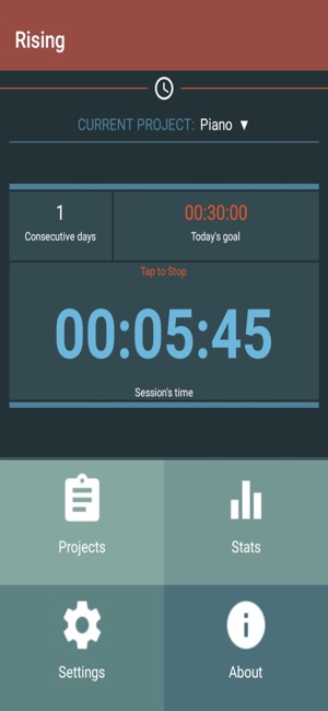 Rising: Timer for productivity