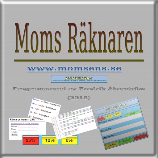 Moms Räknaren iOS App