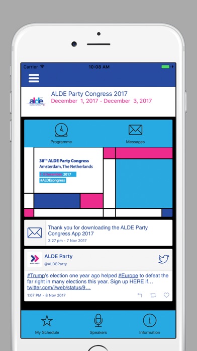 ALDE Party Congress, Amsterdam screenshot 2