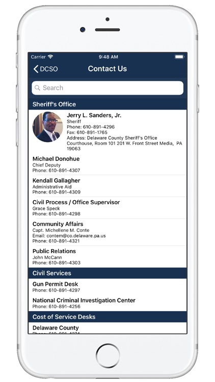 Delaware Co PA Sheriffs Office