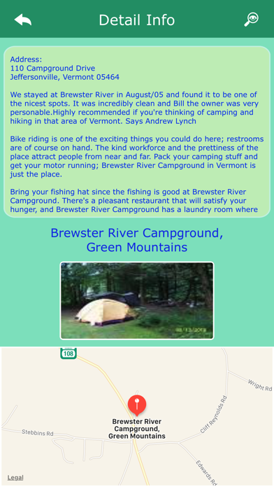 Vermont Campgrounds & Parks screenshot 3