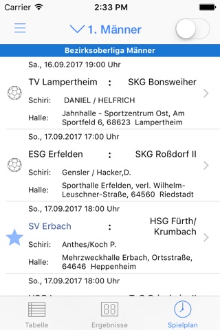 SV Erbach Handball screenshot 2