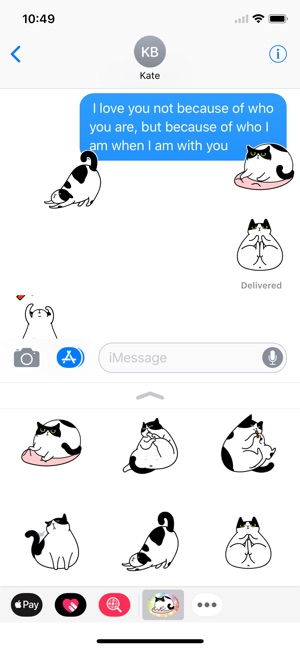 Fat Lazy Cat - Fx Sticker(圖1)-速報App