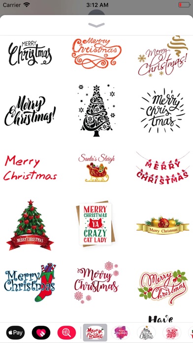 Merry Christmas Sticker Pack screenshot 2