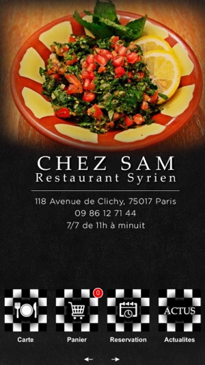 Chez Sam Restaurant Syrien(圖2)-速報App