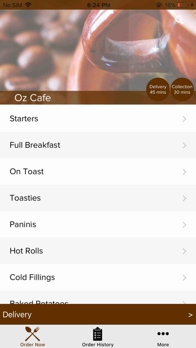 How to cancel & delete Oz Cafe from iphone & ipad 1