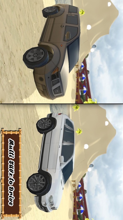 Beach SUV jeep Stunts Driving