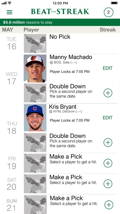 MLB Beat the Streak screenshot-3