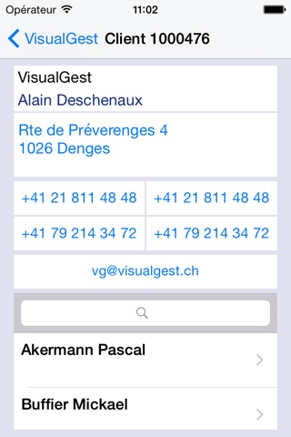 VG Contact screenshot 3