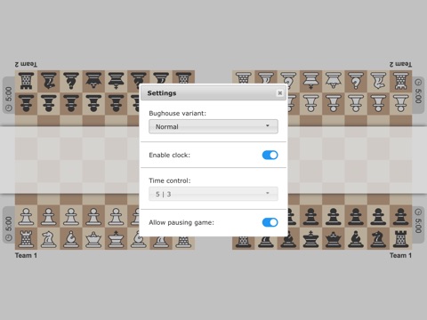 Bughouse Chess Simulator screenshot 4