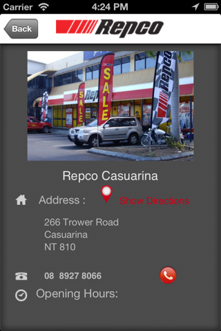 Repco Store Finder screenshot 2