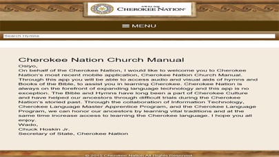 Cherokee Language ChurchManual screenshot 2
