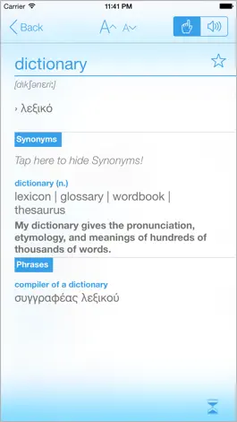 Game screenshot Dictionary Greek English apk