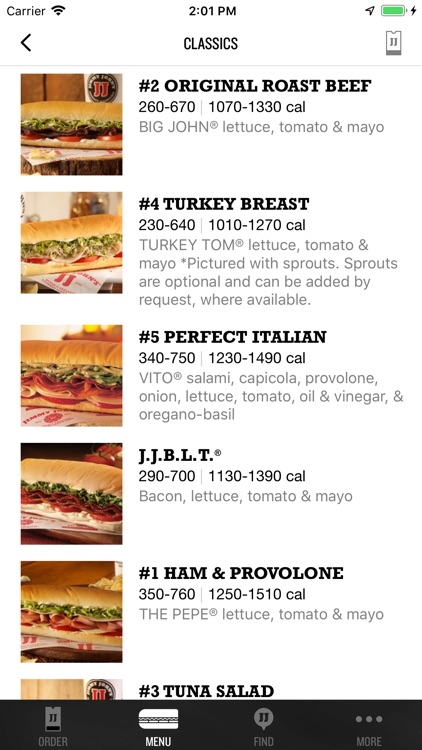 Jimmy John’s Sandwiches