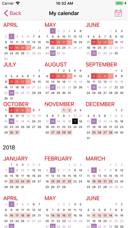 WomanLog Pro Calendar