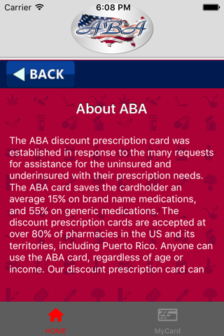 ABA Drug Card screenshot 2