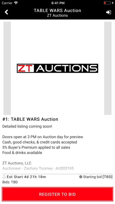 ZT Auctions screenshot 4