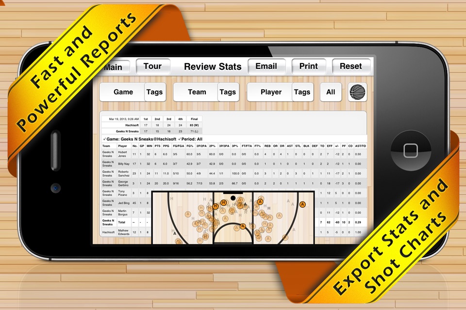 Basketball Stat Tracker screenshot 4