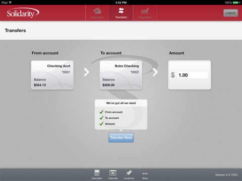 Solidarity Mobile for iPad screenshot 4