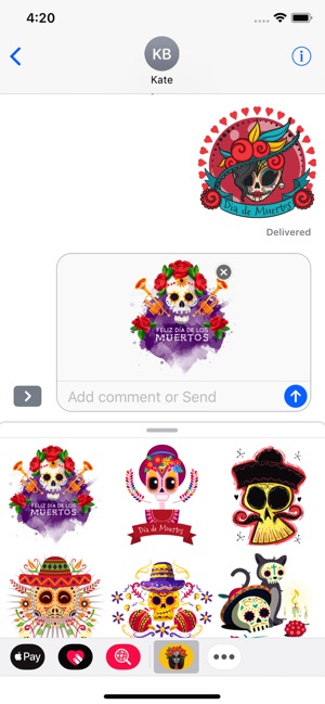 Dia De Muertos Reborn Stickers(圖2)-速報App