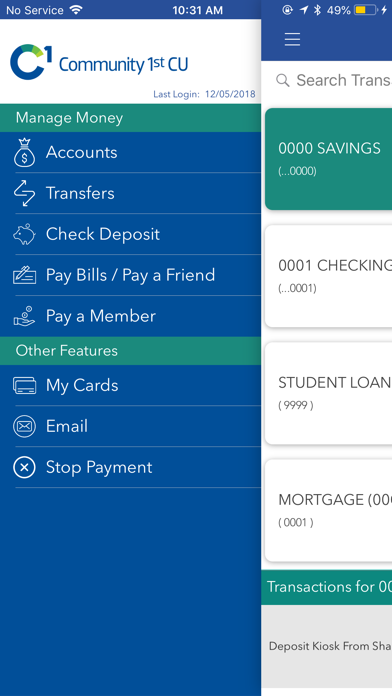 Community 1st Credit Union screenshot 2