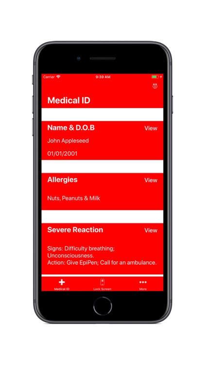 AllergyMe: Allergy Medical ID