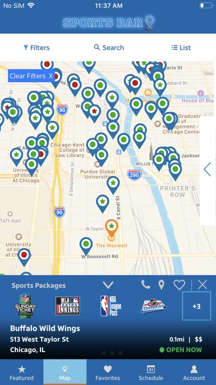 Sports Bar Finder